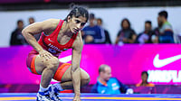 | Photo: File : File photo of Indian wrestler Vinesh Phogat.